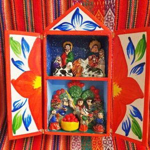 Retablo Ayacuchano de dos niveles